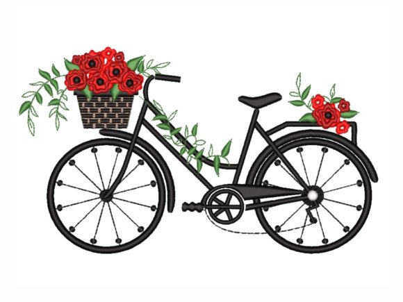 Bicycle with Flowers