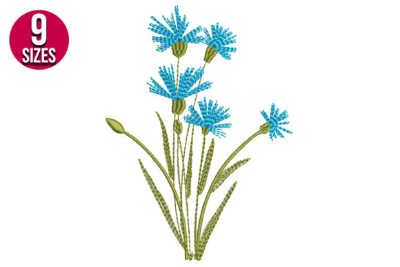 Cornflower Embroidery