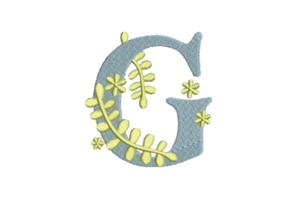 Floral Alphabet G: A Wedding Monogram Worth Stocking