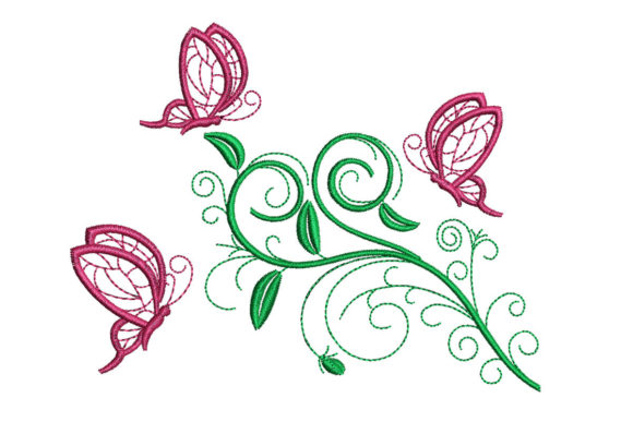 Flower and Butterflies
