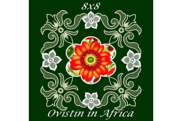 Lovely Floral Satin Applique Quilt Block