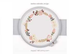 Small Floral Wreath for Monogram Frame