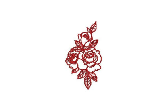 Victorian Valentine Outline: A Thoughtful Embroidery Choice for Meaningful Gifts